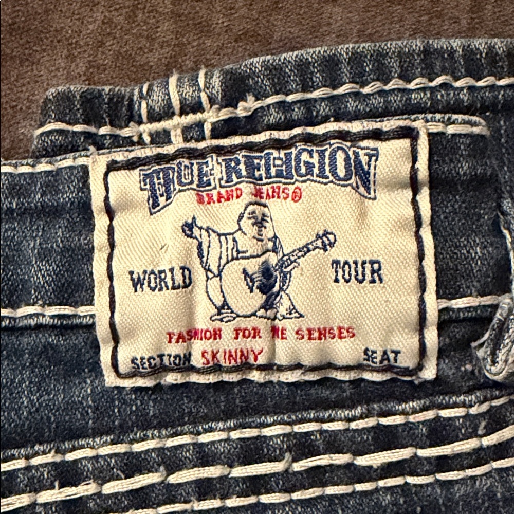 True Religion Girls Skinny Boot Jeans Sz 10 - Picture 3 of 11
